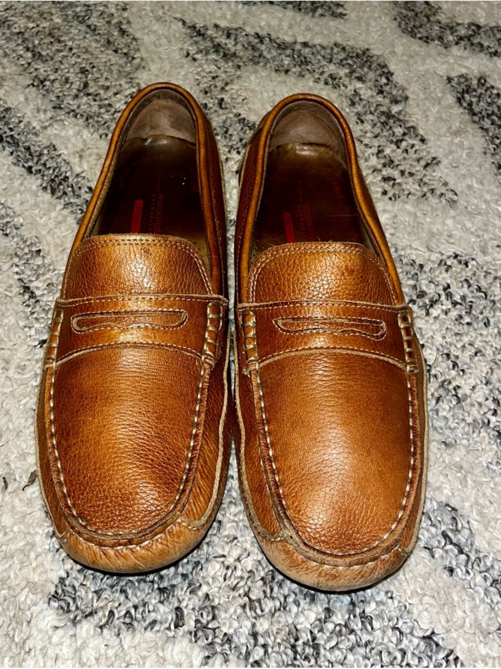 Rockport Brown Leather Penny Loafers
